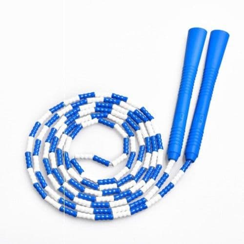 image-PVC Family Sports Jump Rope Children's Fancy Bamboo Jump Rope Non-slip Handle Hard Bead Yoga Rope Skipping