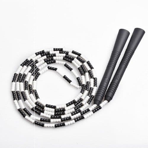 image-PVC Family Sports Jump Rope Children's Fancy Bamboo Jump Rope Non-slip Handle Hard Bead Yoga Rope Skipping