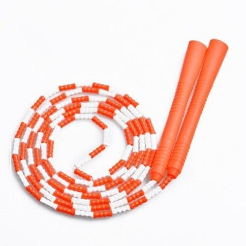 image-PVC Family Sports Jump Rope Children's Fancy Bamboo Jump Rope Non-slip Handle Hard Bead Yoga Rope Skipping