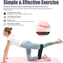 image-Fitness women and men squat hip resistance band