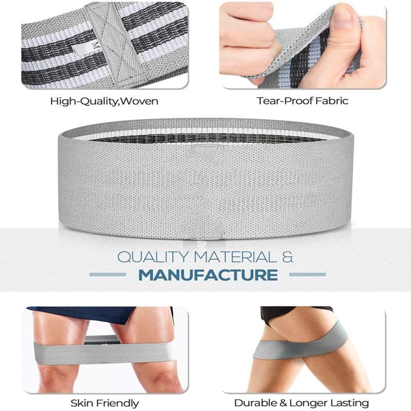 image-Fitness women and men squat hip resistance band