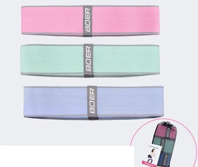 image-Fitness women and men squat hip resistance band