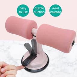 image-Adjustable Sit-up Bar Floor Assistant Abdominal Exercise Stand