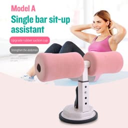 image-Adjustable Sit-up Bar Floor Assistant Abdominal Exercise Stand