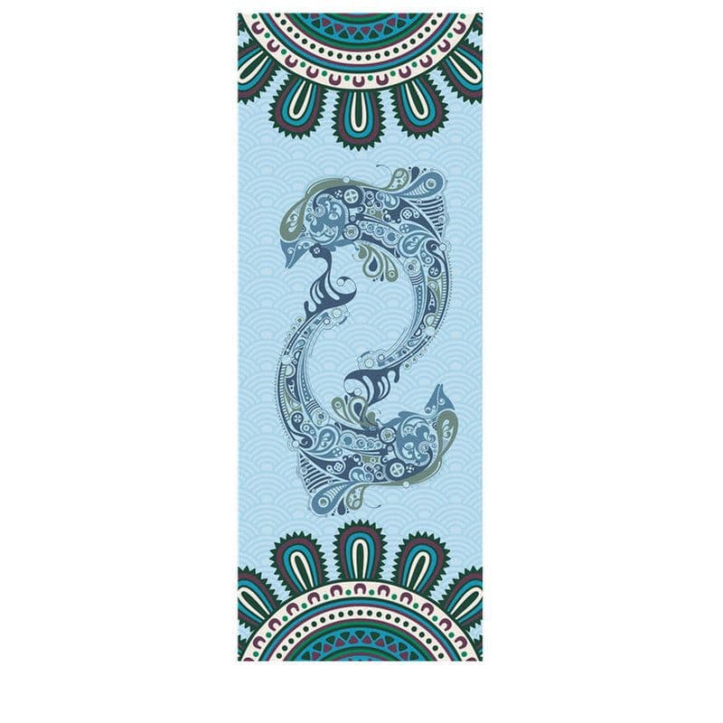 image-PU rubber suede yoga mat