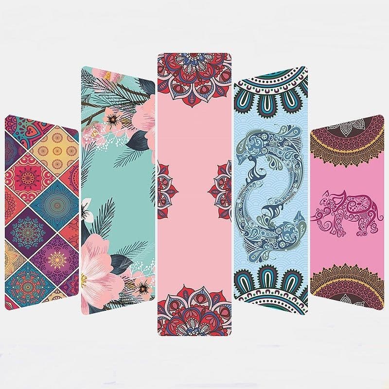 image-PU rubber suede yoga mat