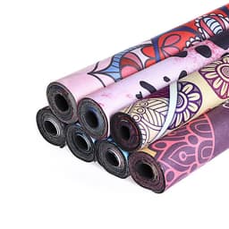 image-PU rubber suede yoga mat