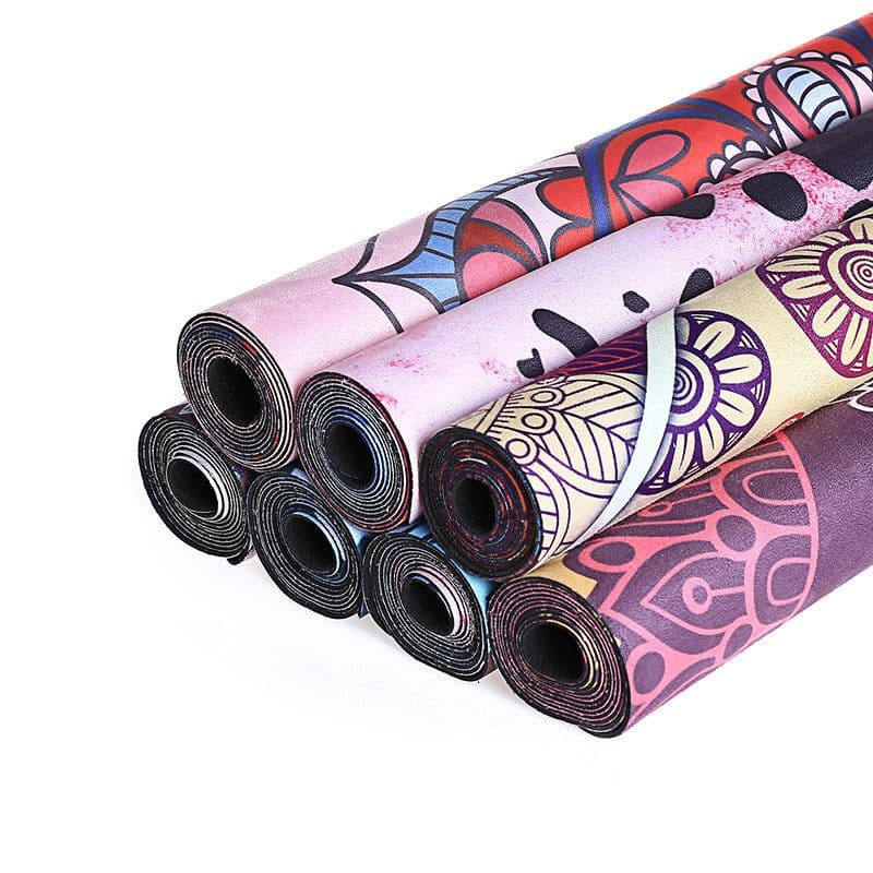 image-PU rubber suede yoga mat