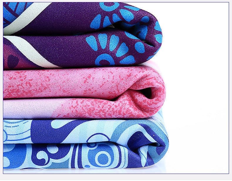image-PU rubber suede yoga mat