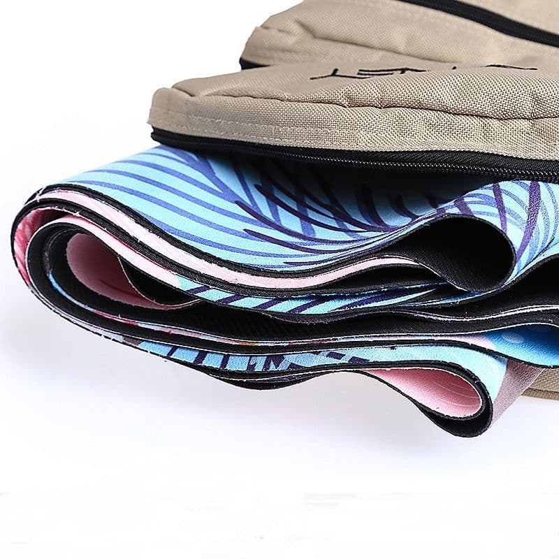 image-PU rubber suede yoga mat