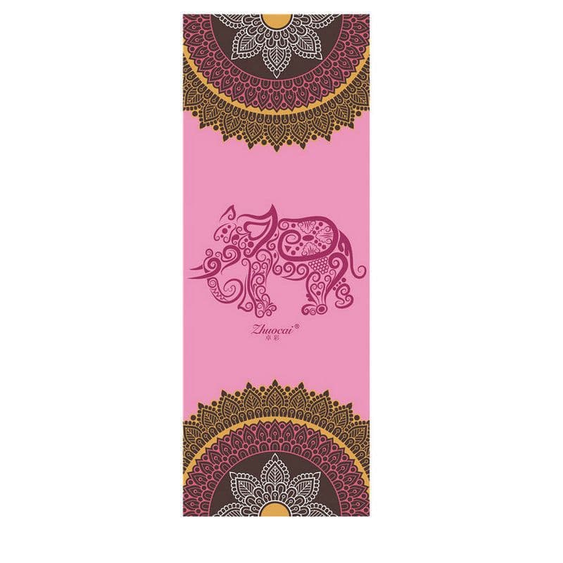 image-PU rubber suede yoga mat