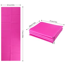 image-Non Slip Yoga Mat 3 Folding Gymnastics Mat Fitness Exercise Gym Oxford Airtrack Panel Tumbling Climbing Pilates Pad Air Track