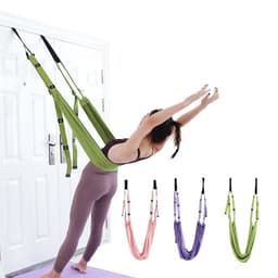 image-Yoga Auxiliary Stretch Belt Yoga Strap Hammock Swing Stretching Anti-gravity Inversion Exercises
