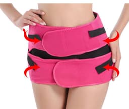 image-Pneumatic abdomen belt to correct and restore pelvic belt