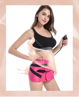 image-Pneumatic abdomen belt to correct and restore pelvic belt