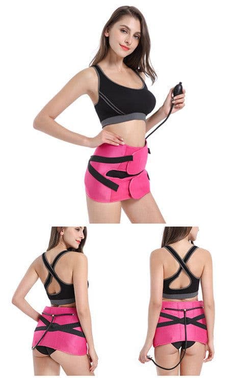image-Pneumatic abdomen belt to correct and restore pelvic belt