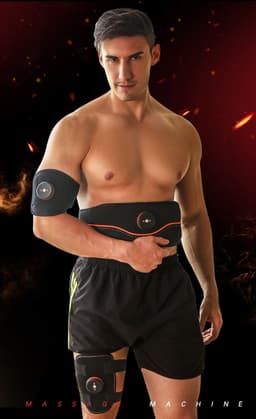 image-Fitness Muscle Stimulators Body Slimming Fitness Exerciser Trainer For Abdomen Arm Leg Men Women Fat Burning Home Gym Equipment