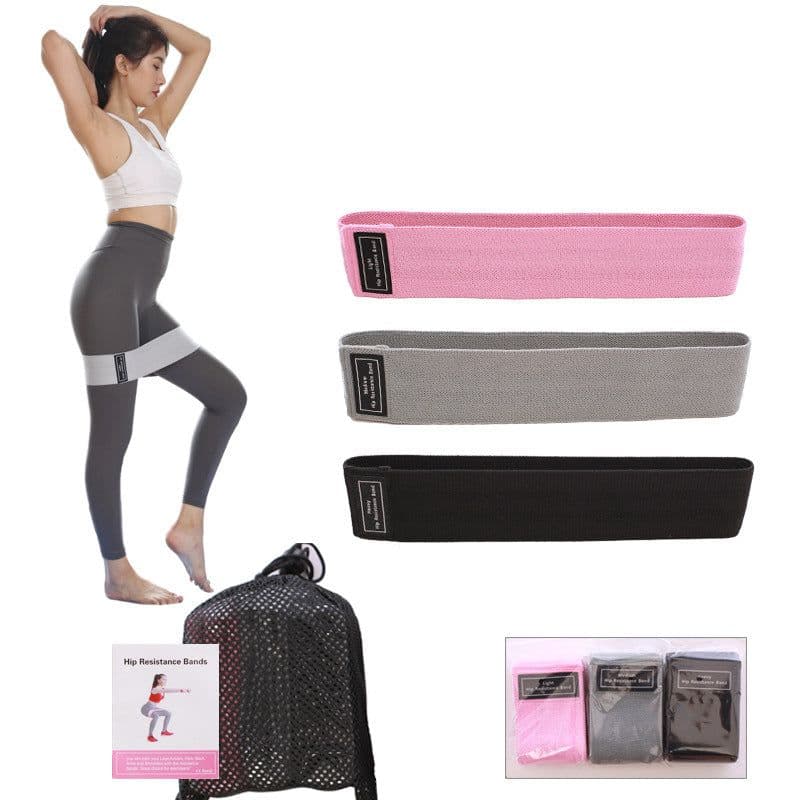 image-Yoga Stretch Band Squat Resistance Band Training Braided Elastic Band