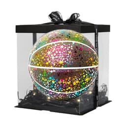 image-Glowing Luminous Fluorescent Basketball Night Game Basketball