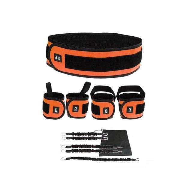 image-Leg Squat Boxing Combat Training Resistance Bands Fitness Combat Fighting Resistance Force Agility Workout Exercise Equipment