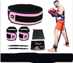 image-Leg Squat Boxing Combat Training Resistance Bands Fitness Combat Fighting Resistance Force Agility Workout Exercise Equipment
