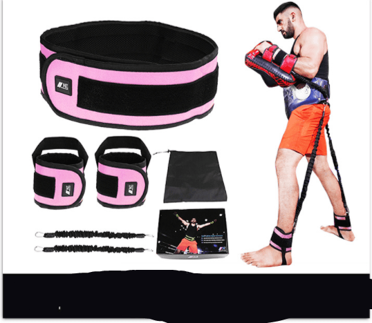 image-Leg Squat Boxing Combat Training Resistance Bands Fitness Combat Fighting Resistance Force Agility Workout Exercise Equipment