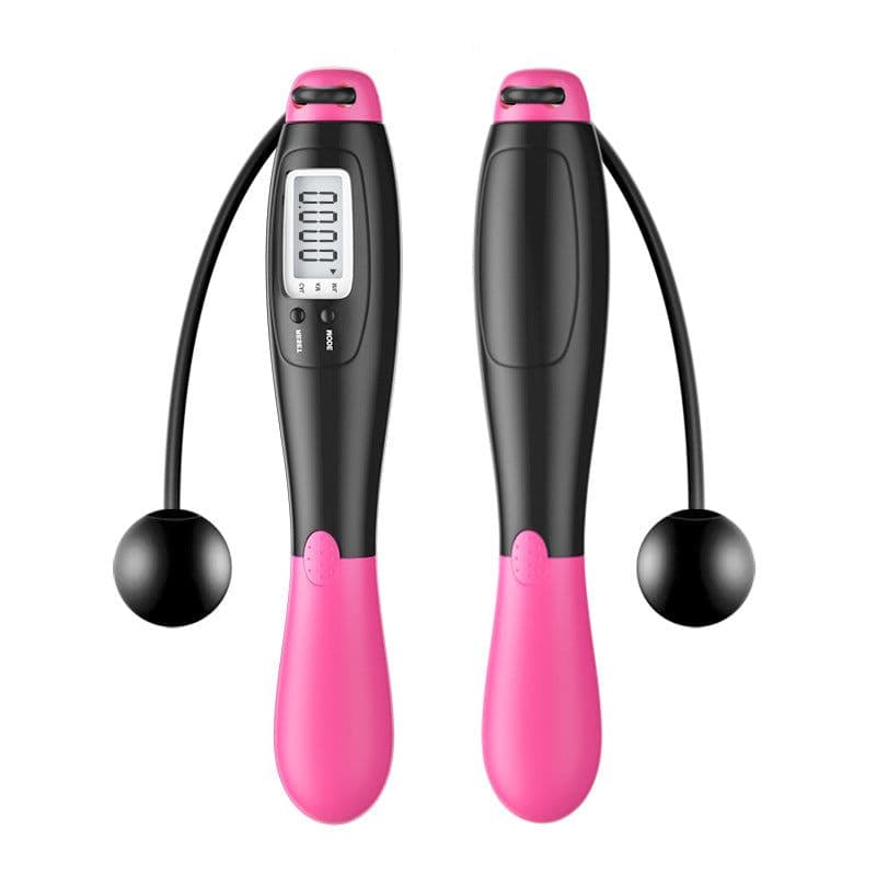 image-Cordless Jump Ropes Smart Electronic Digital wireless Skip Rope Calorie Consumption Fitness Body Building Exercise Jumping Rope