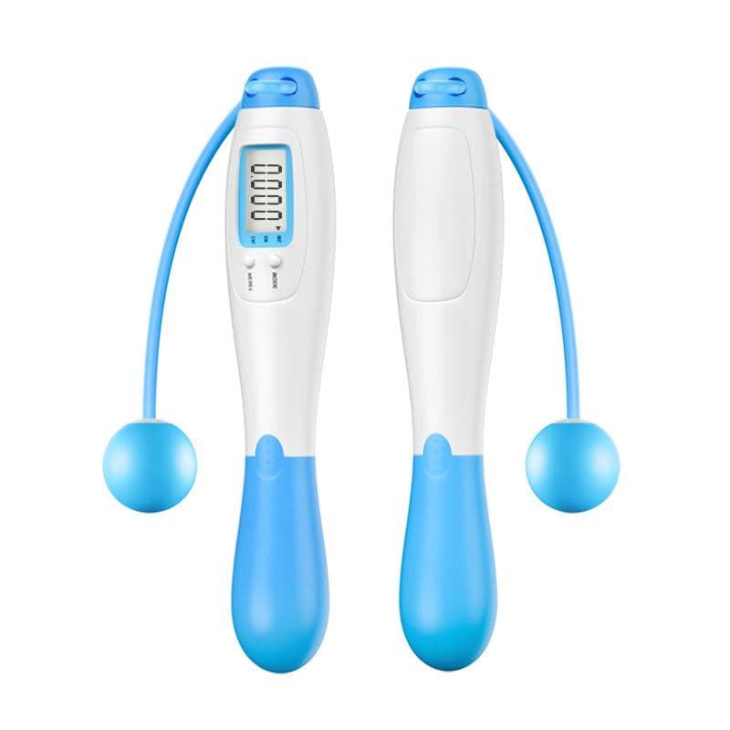 image-Cordless Jump Ropes Smart Electronic Digital wireless Skip Rope Calorie Consumption Fitness Body Building Exercise Jumping Rope