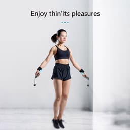 image-Cordless Jump Ropes Smart Electronic Digital wireless Skip Rope Calorie Consumption Fitness Body Building Exercise Jumping Rope