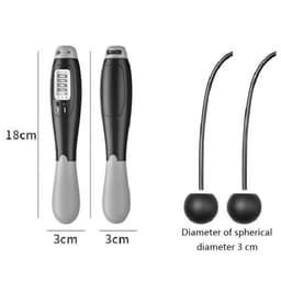 image-Cordless Jump Ropes Smart Electronic Digital wireless Skip Rope Calorie Consumption Fitness Body Building Exercise Jumping Rope