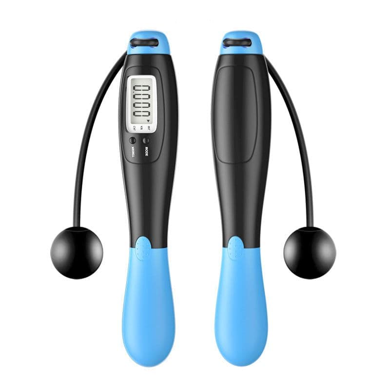 image-Cordless Jump Ropes Smart Electronic Digital wireless Skip Rope Calorie Consumption Fitness Body Building Exercise Jumping Rope