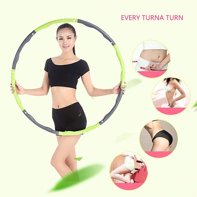 image-Home Workout Sports Hoop Circle Slimming Massage Hoop Fitness Excercise Gymnastic Yoga Hoop Accessories Bodybuilding Equipment