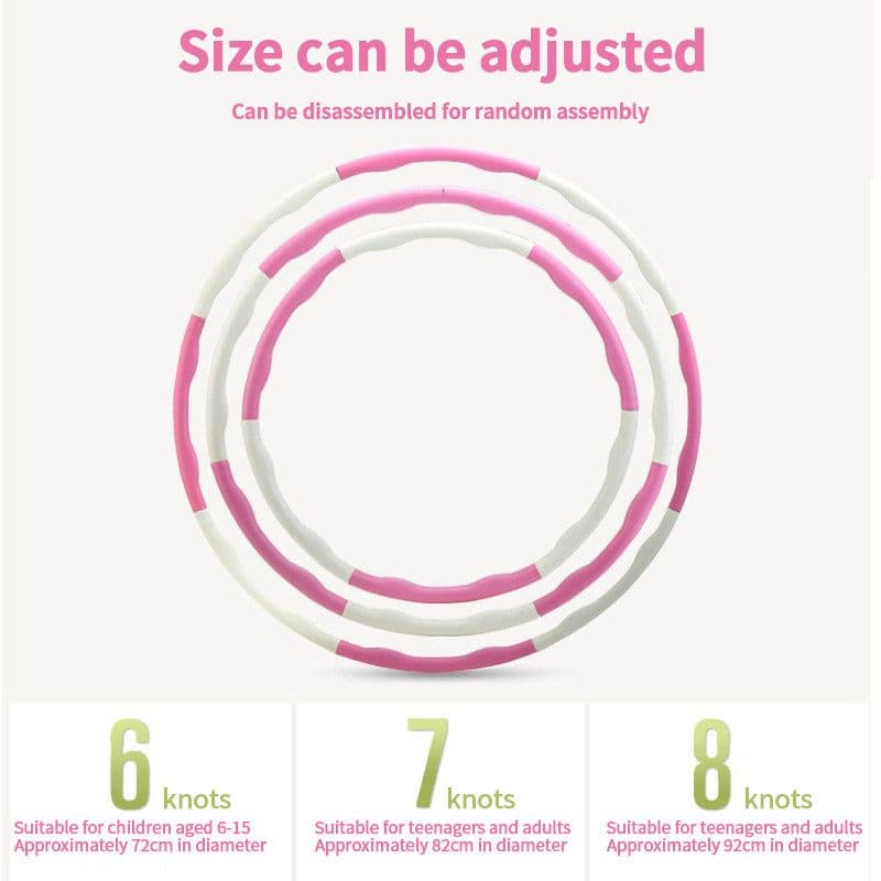 image-Home Workout Sports Hoop Circle Slimming Massage Hoop Fitness Excercise Gymnastic Yoga Hoop Accessories Bodybuilding Equipment