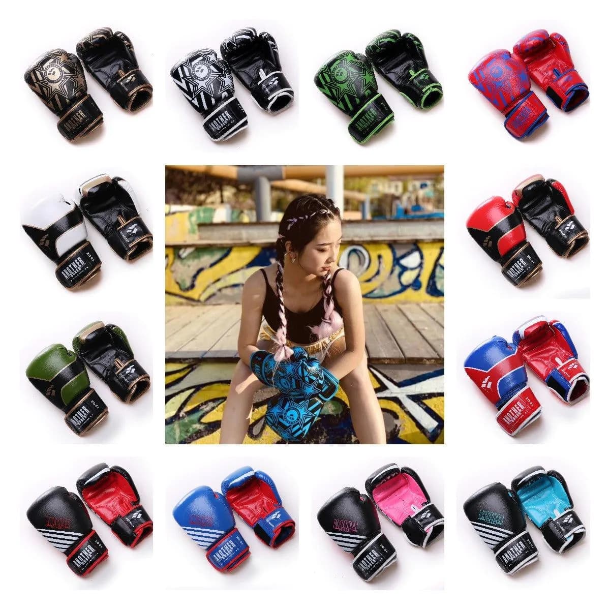 image-Punching Bag Boxing Gloves