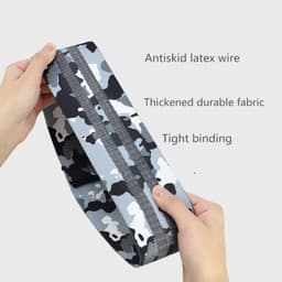 image-Anti-slip yoga camouflage color resistance band