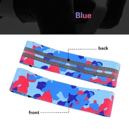 image-Anti-slip yoga camouflage color resistance band