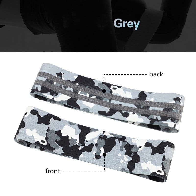 image-Anti-slip yoga camouflage color resistance band