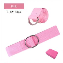 image-Pure Cotton Yoga Stretch Belt Fitness Tension Belt