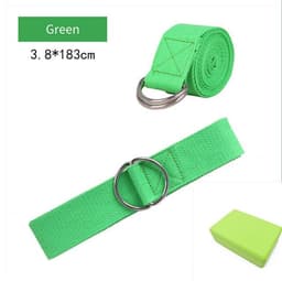 image-Pure Cotton Yoga Stretch Belt Fitness Tension Belt