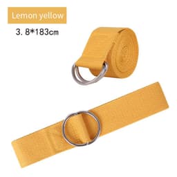image-Pure Cotton Yoga Stretch Belt Fitness Tension Belt