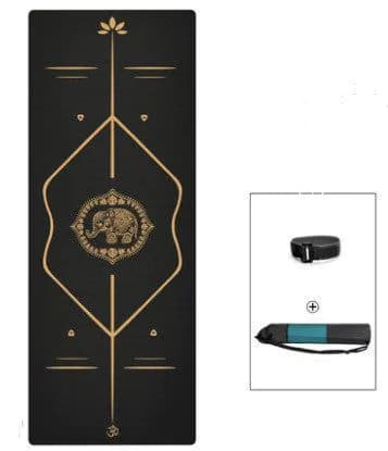 image-Yoga Mat Thickening and Widening Gold Line