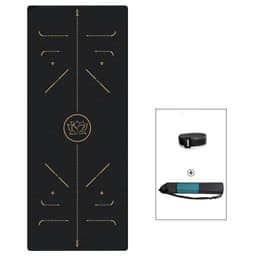 image-Yoga Mat Thickening and Widening Gold Line