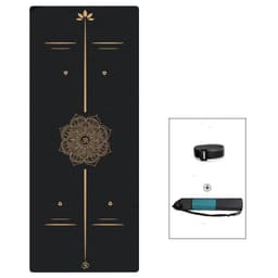 image-Yoga Mat Thickening and Widening Gold Line