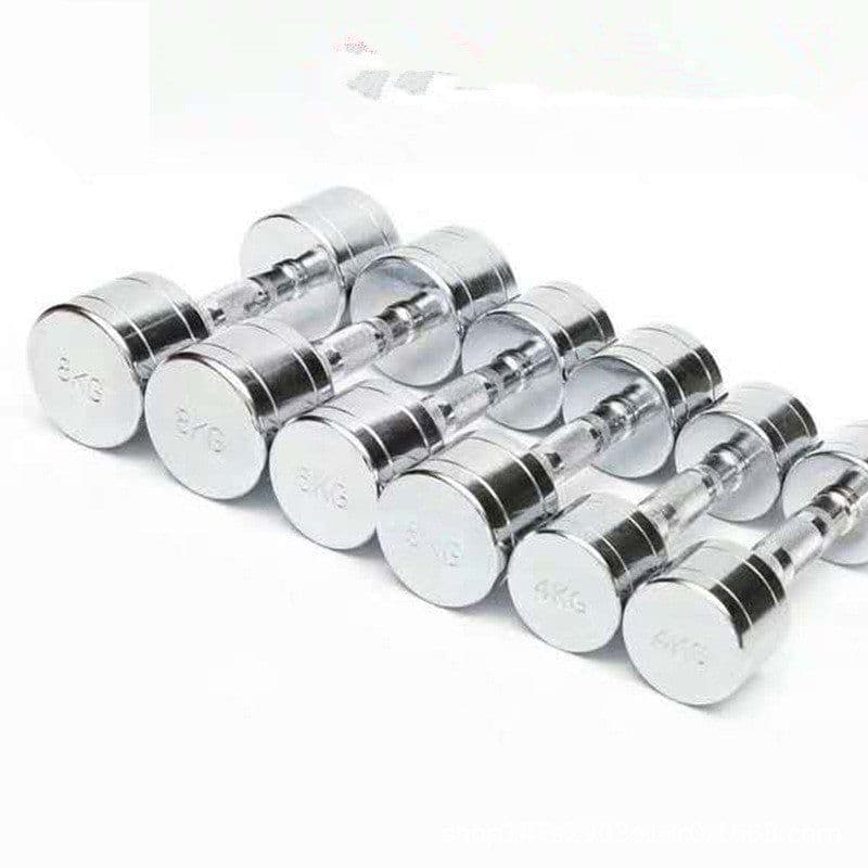 image-Pure Steel Home Fitness Electroplating Dumbbell Gym Equipment
