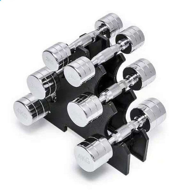 image-Pure Steel Home Fitness Electroplating Dumbbell Gym Equipment