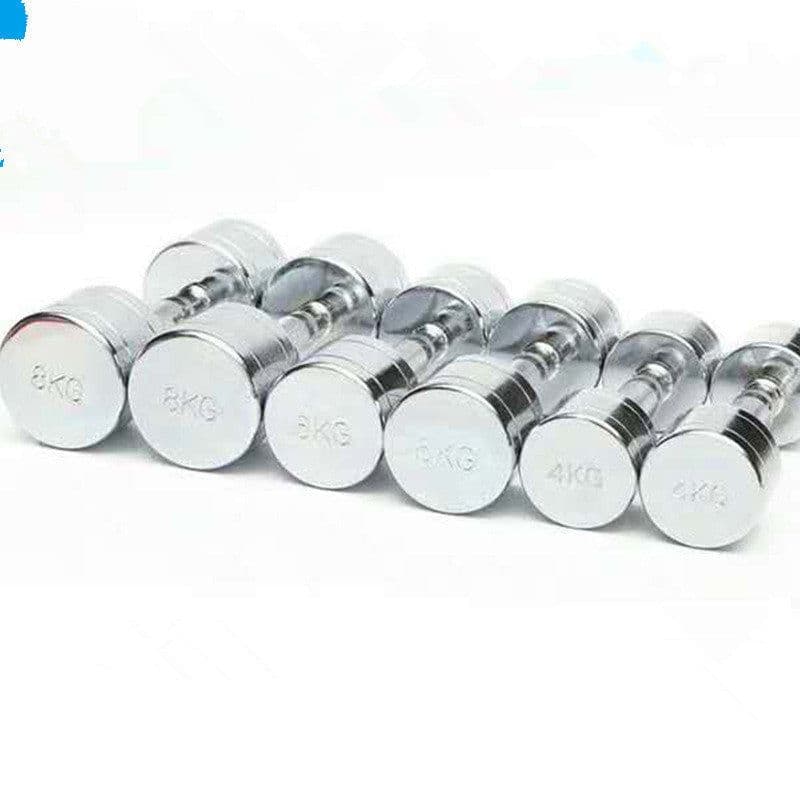 image-Pure Steel Home Fitness Electroplating Dumbbell Gym Equipment