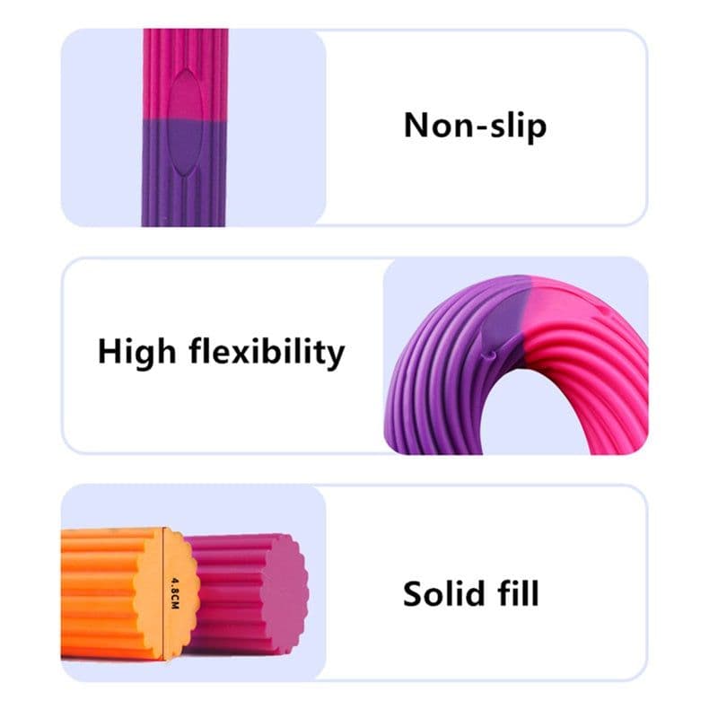 image-Fitness Flexible Resistance Training Bar Elbow Bar Hand Forearm Strengthener Home Gym Equipment for Massage and Injury Recovery