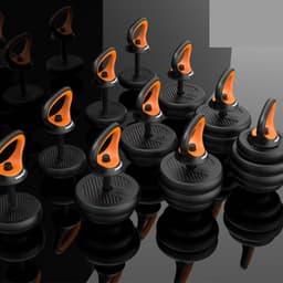 image-Kettlebell Handle Adjustable Weight Dumbbell Set
