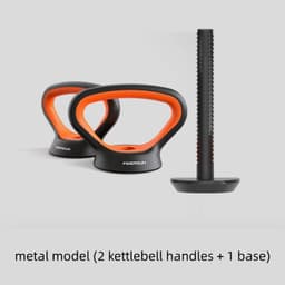 image-Kettlebell Handle Adjustable Weight Dumbbell Set