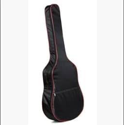 image-Guitar bag red edge 40 inch acoustic guitar backpack 41 inch universal waterproof backpack guitar bag